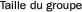 Taille du groupe
